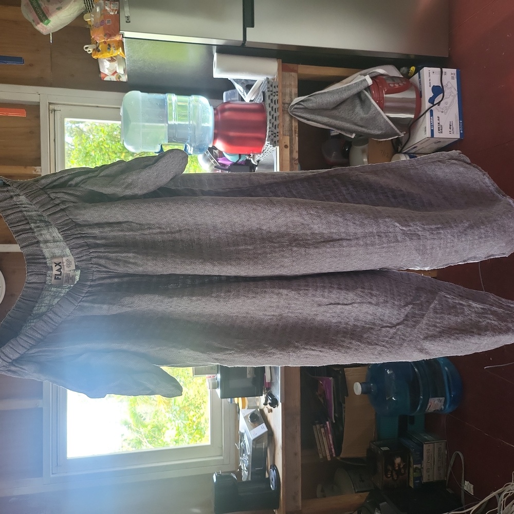 FLAX brand 100% flax pants 2x